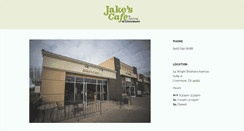Desktop Screenshot of jakes-cafe.com